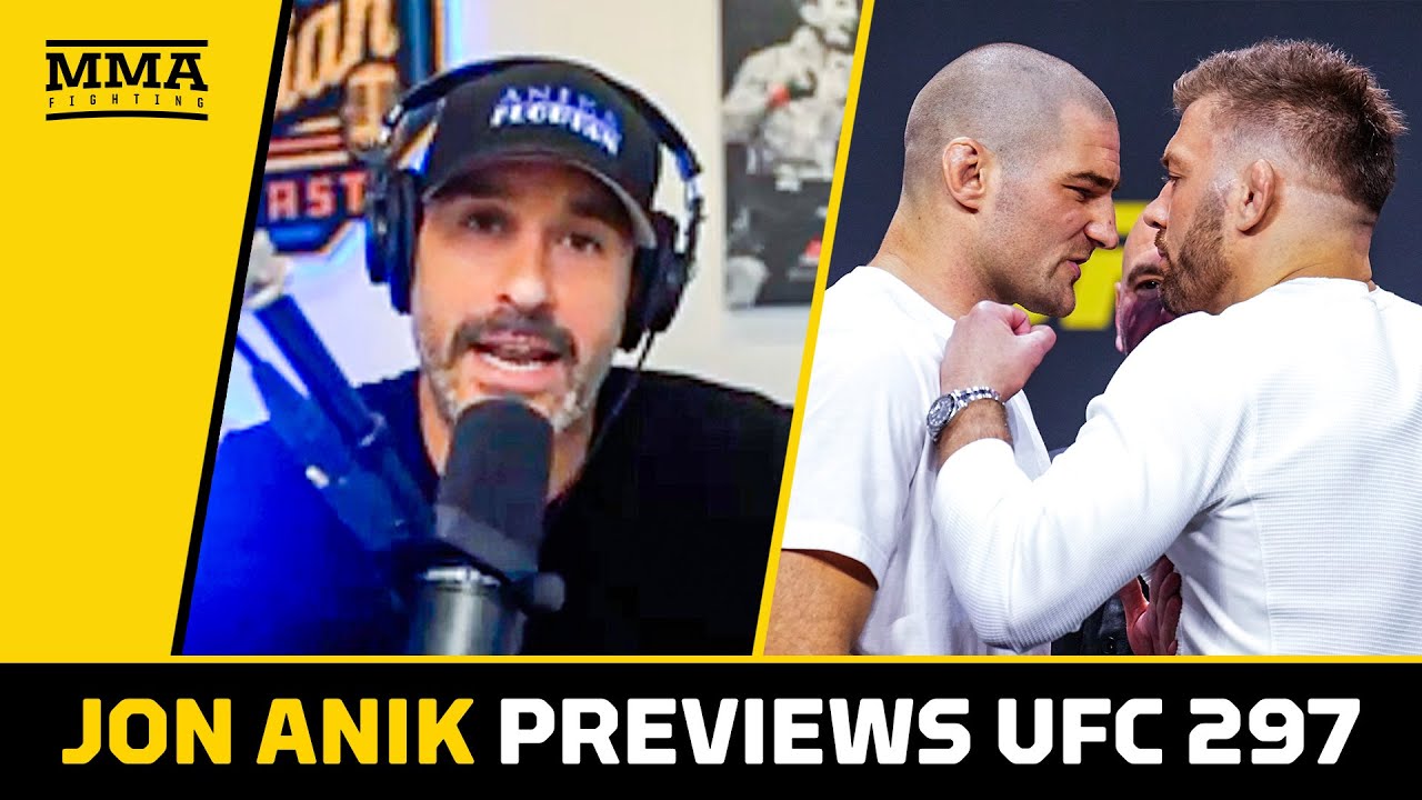 Jon Anik Previews Heated Sean Strickland vs. Dricus Du Plessis UFC 297 Headliner | MMA Fighting backdrop