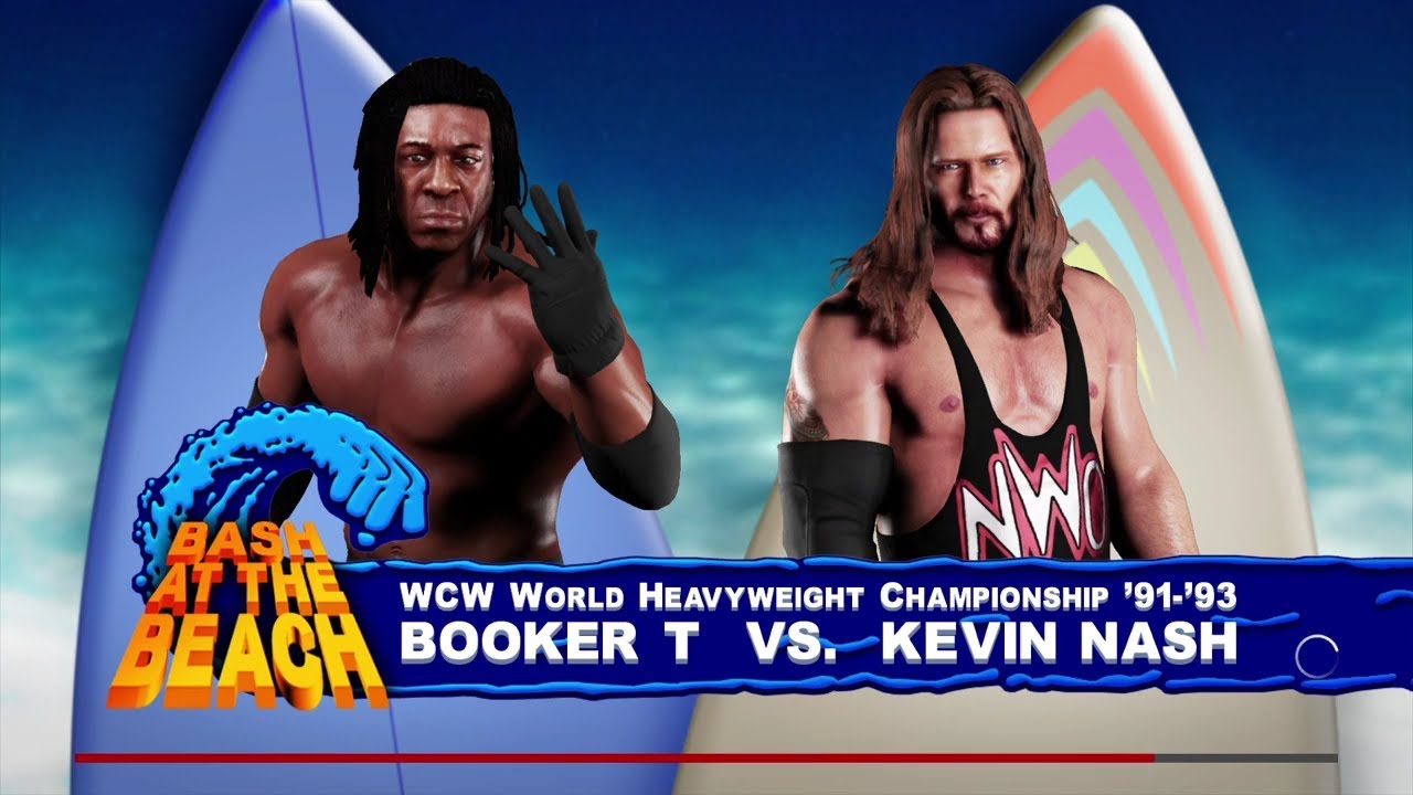 Booker T vs Kevin Nash. WWE 2K18