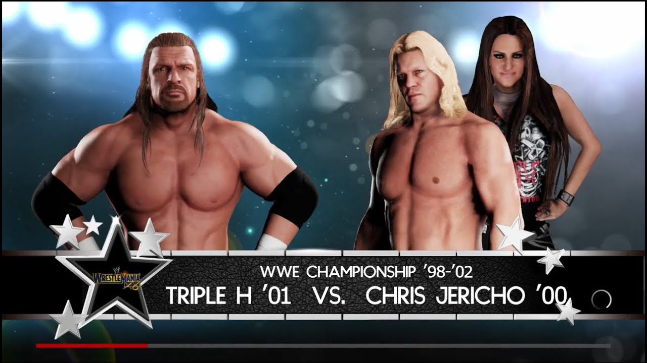 Triple H vs Chris Jericho WrestleMania 18. WWE 2K18 background