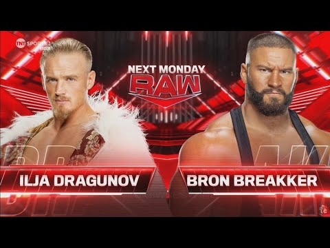 Ilja Dragunov vs Bron Breakker (2/2): Raw, Jul. 8, 2024 background