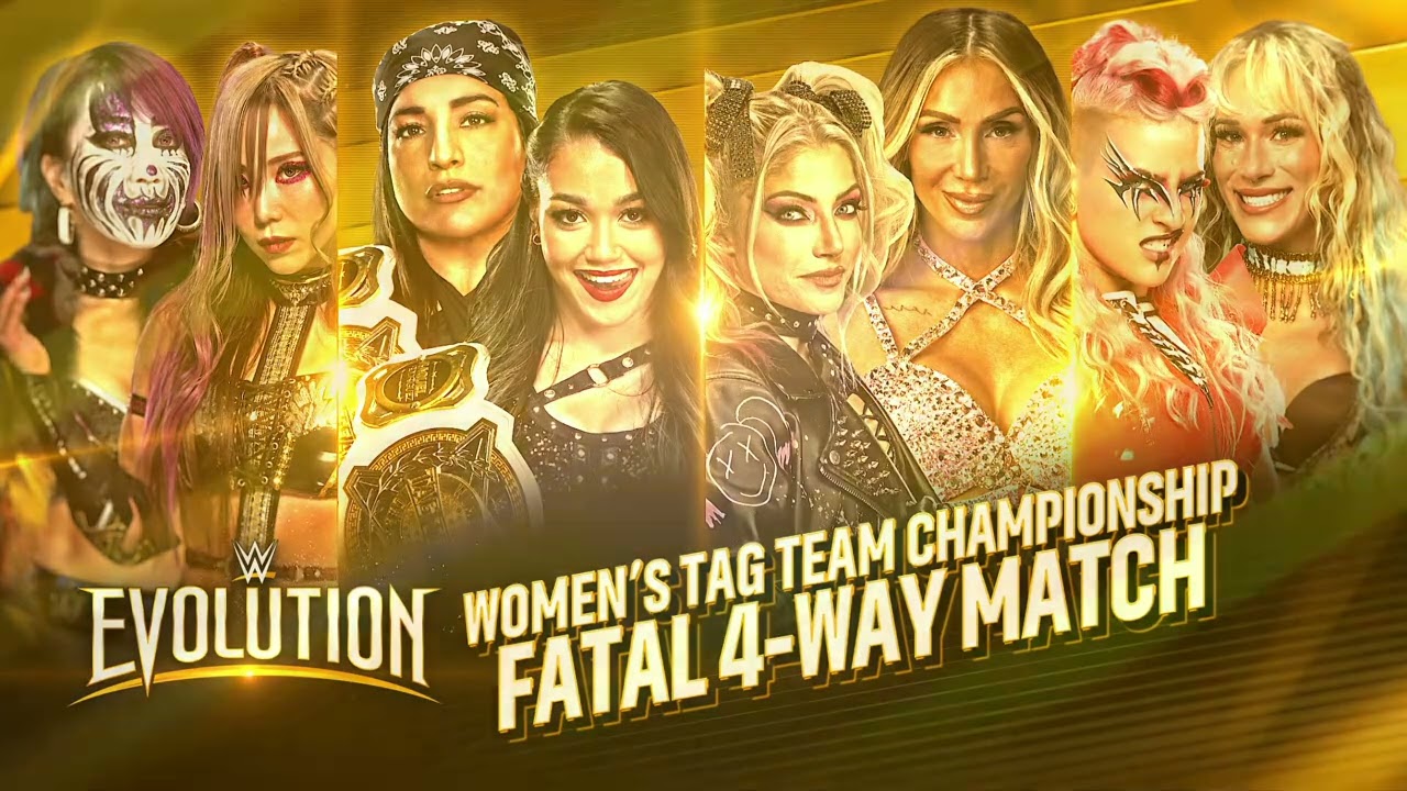Evolution 2 Official Full Match Card | Raw Jul 7, 2025 background
