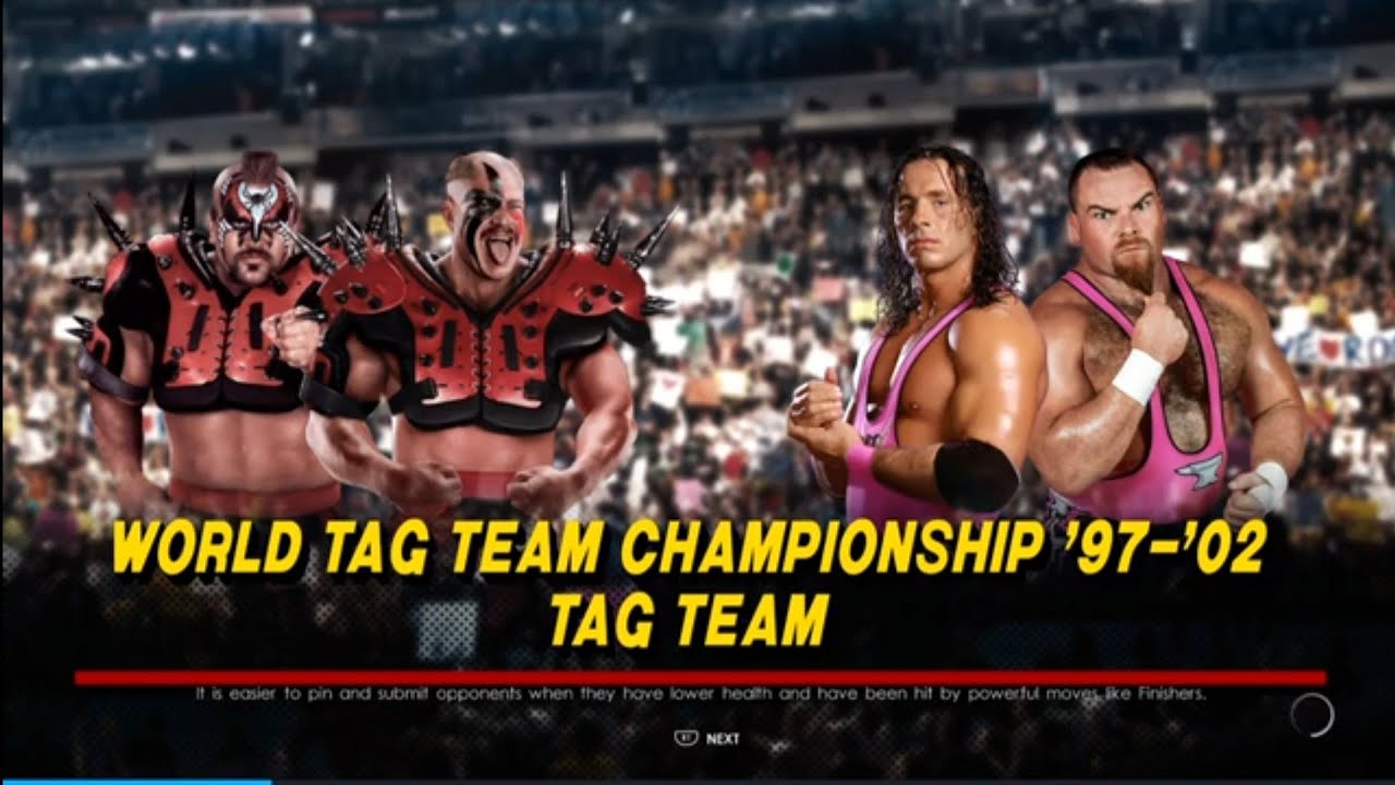 The Legion of Doom vs The Hart Foundation WWE 2K22