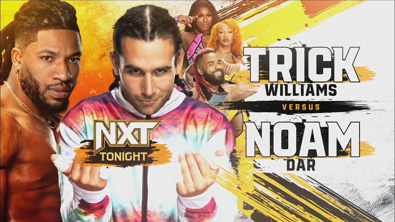 Trick Williams vs Noam Dar (1/2) | NXT 03/19/24 background