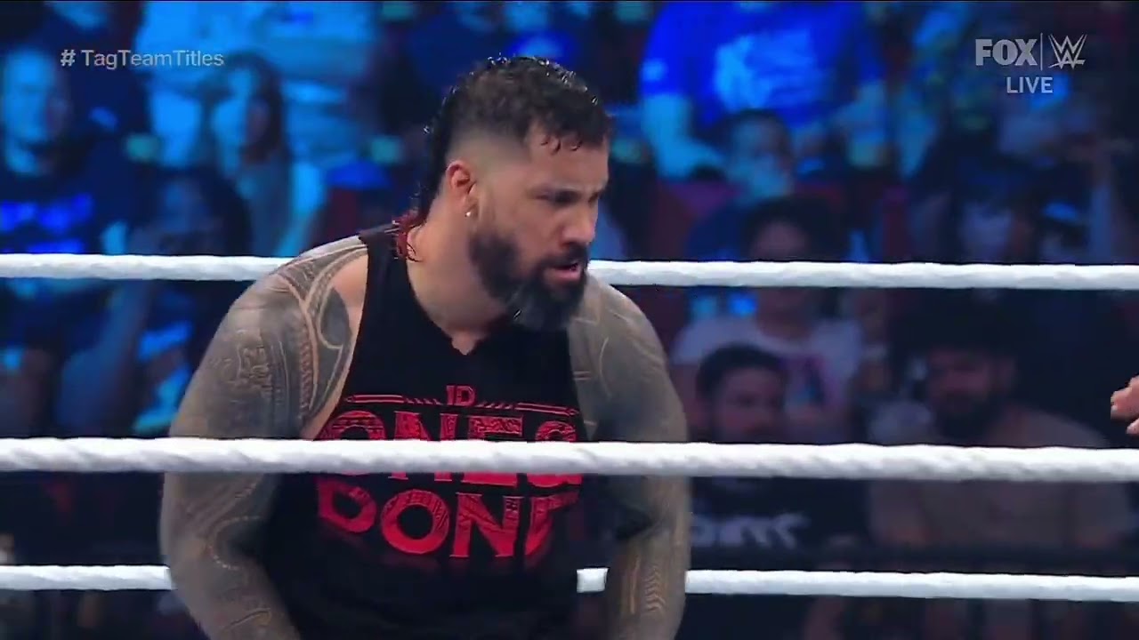 WWE SMACKDOWN THE USOS VS VIKING RAIDERS 03/04/22 background