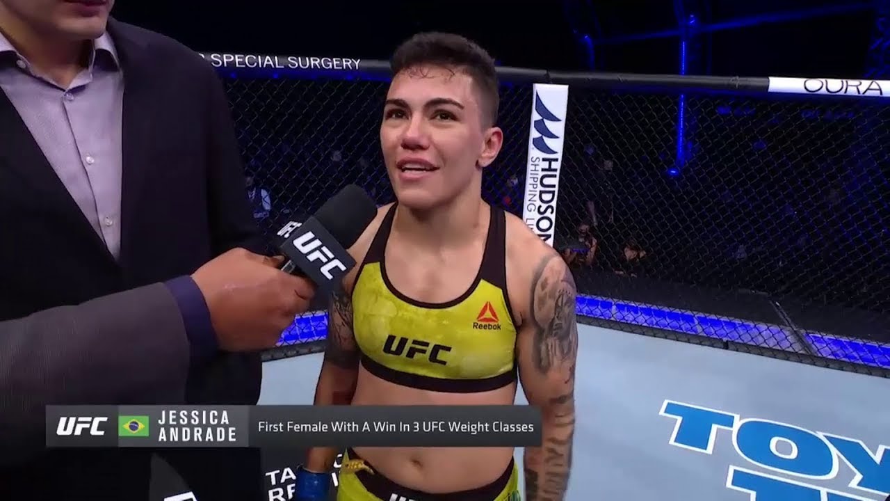 Entrevista no Octógono com Jéssica Andrade | UFC Fight Island 6 background