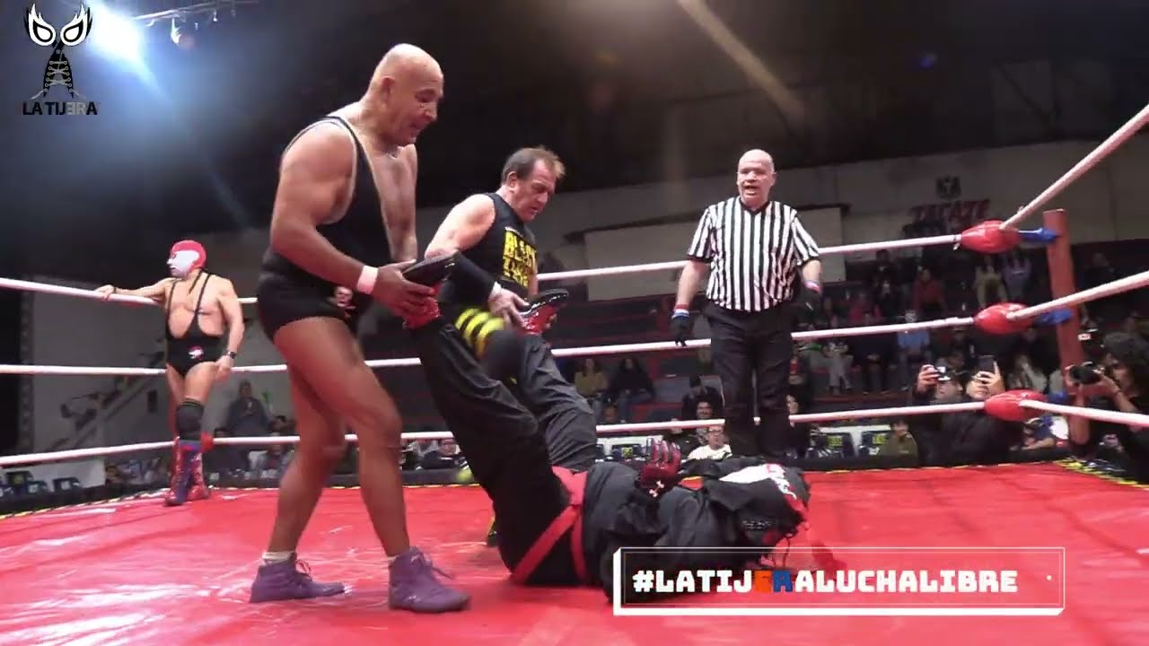 Fuerza Guerrera y Satanico Vs Octagón y Atlantis Vs Negro Navarro y Terry Vs Angel Mortal y Rocky S backdrop