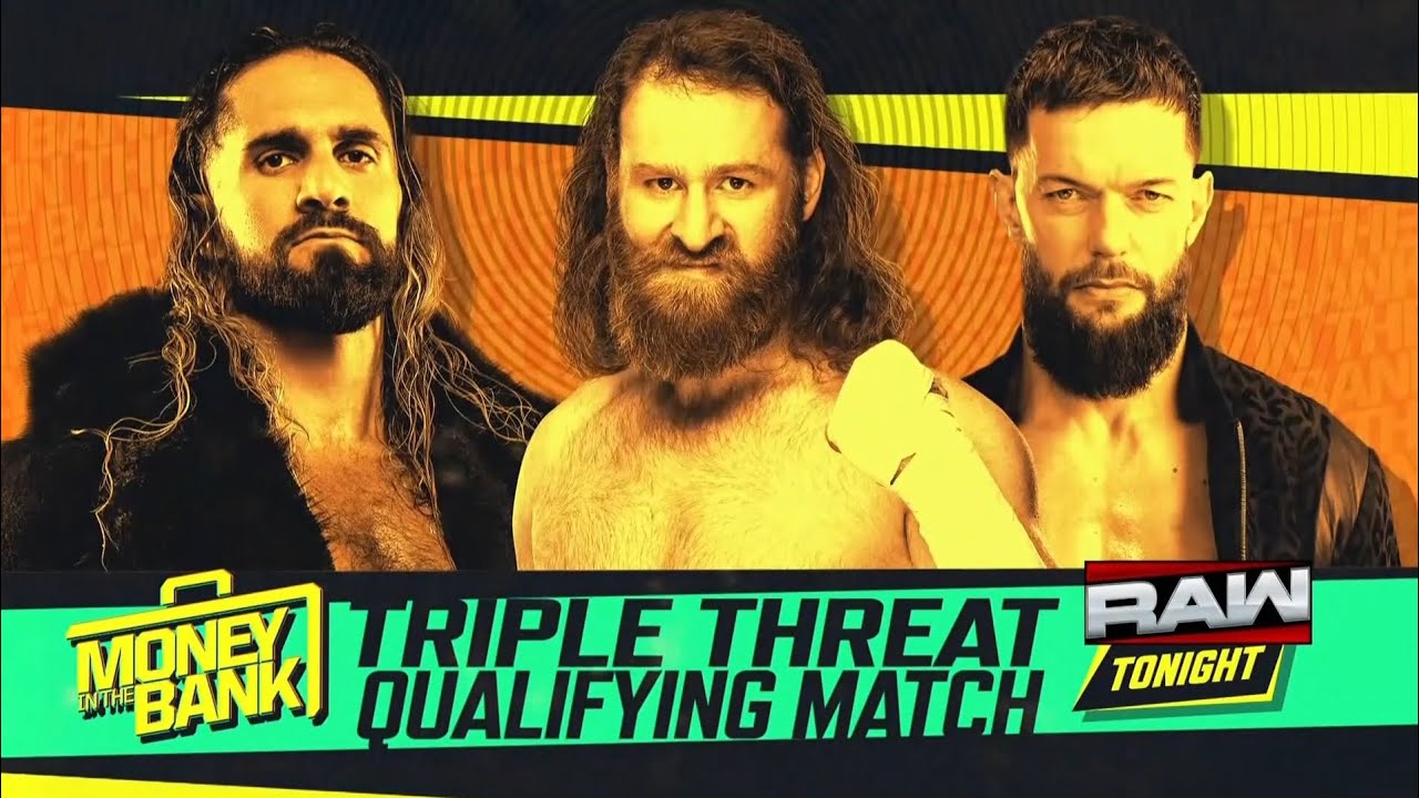 Seth "Freakin" Rollins vs Finn Bálor vs Sami Zayn (2/3): Raw, May. 26, 2025 background