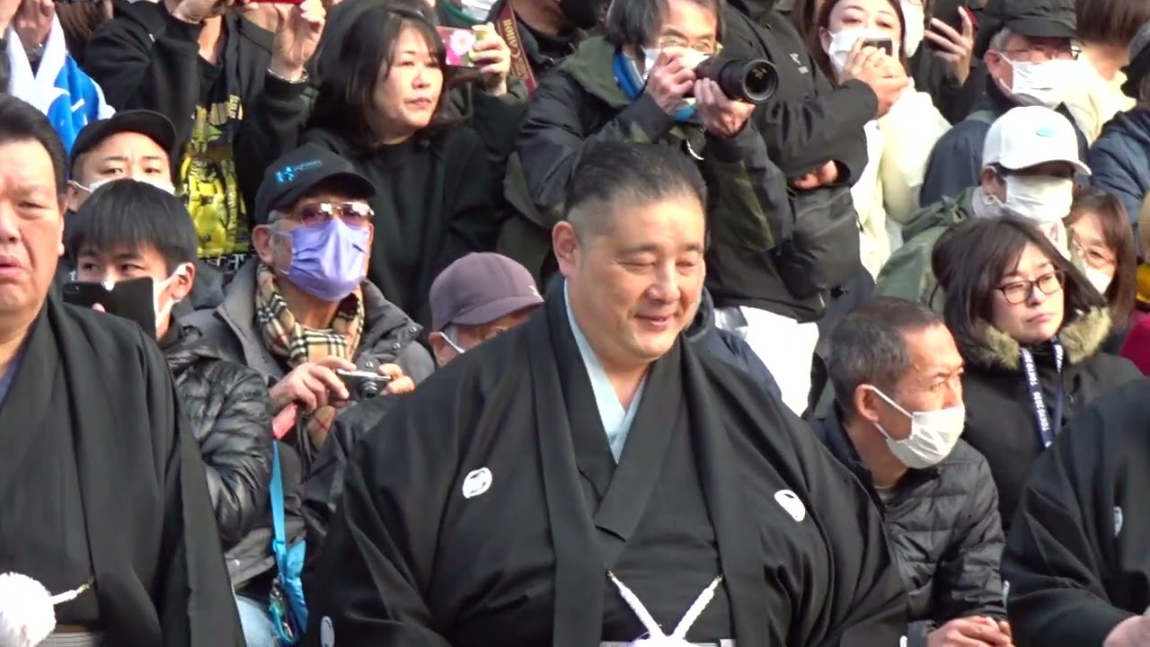 『八角理事長 春日野親方 佐渡ヶ嶽親方 立浪親方』新横綱 豊昇龍 明治神宮で奉納土俵入り 【大相撲】yokozuna HOSHORYU 2025/01/31 background