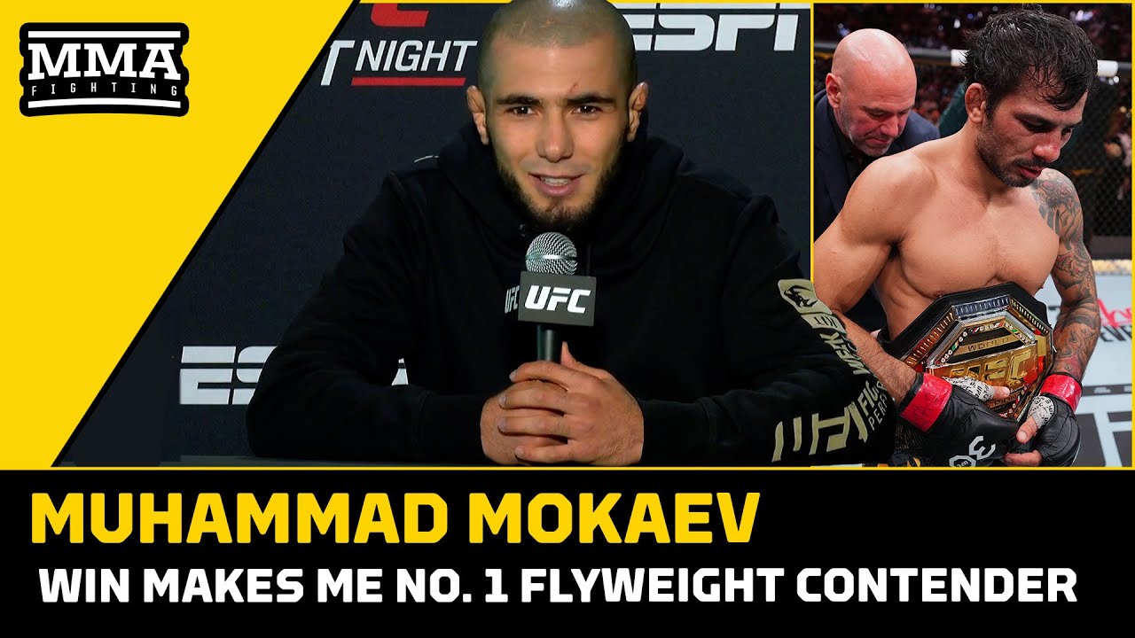 Muhammad Mokaev Wants UFC 301 Title Fight With Impressive Win | UFC Vegas 87 | MMA Fighting background