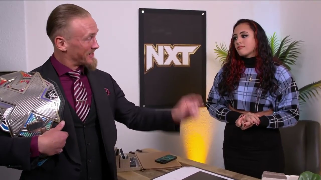 Ava issues an Open Challenge for Ilja Dragunov: NXT, Apr. 16, 2024 background
