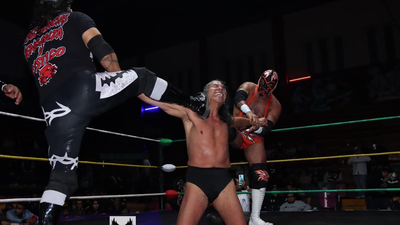 Dr. Wagner Jr y Charly Manson pactan alianza para vencer al Negro Casas en la Arena Neza