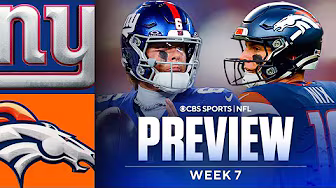 Giants vs Broncos Game Preview: Predictions and Best Bets | NFL Week 7 background