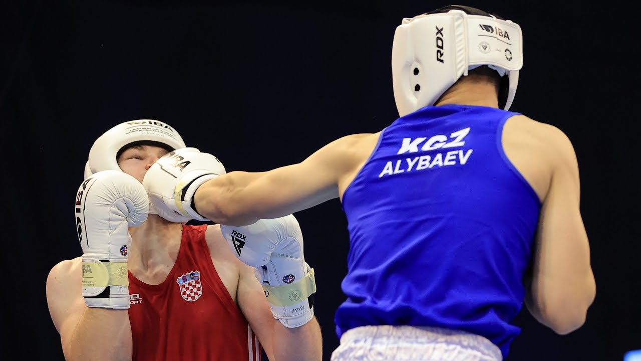 Tynystan Alybaev (KGZ) vs. Zvonimir Zirdum (CRO) IBA Youth World Championships 2024 QF's (92kg) backdrop