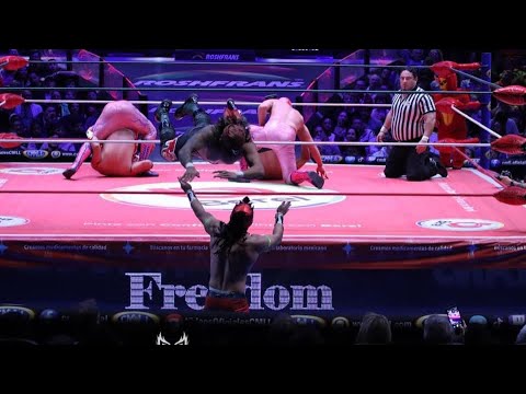 Reporte CMLL/ Villano III Jr, Hijo de Villano III y Zandokan Jr 🆚 Neon, Futuro y Max Star