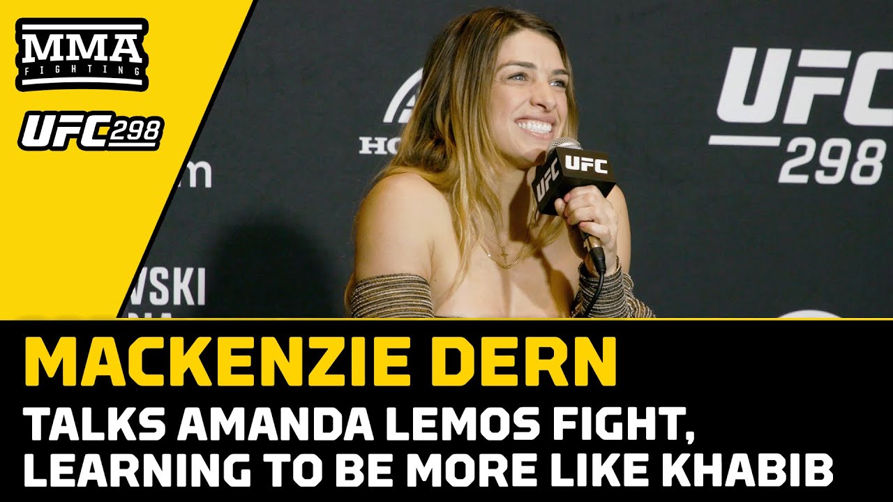Mackenzie Dern: 'Clear To Me I Need To Be More Like Khabib' | UFC 298 | MMA Fighting background