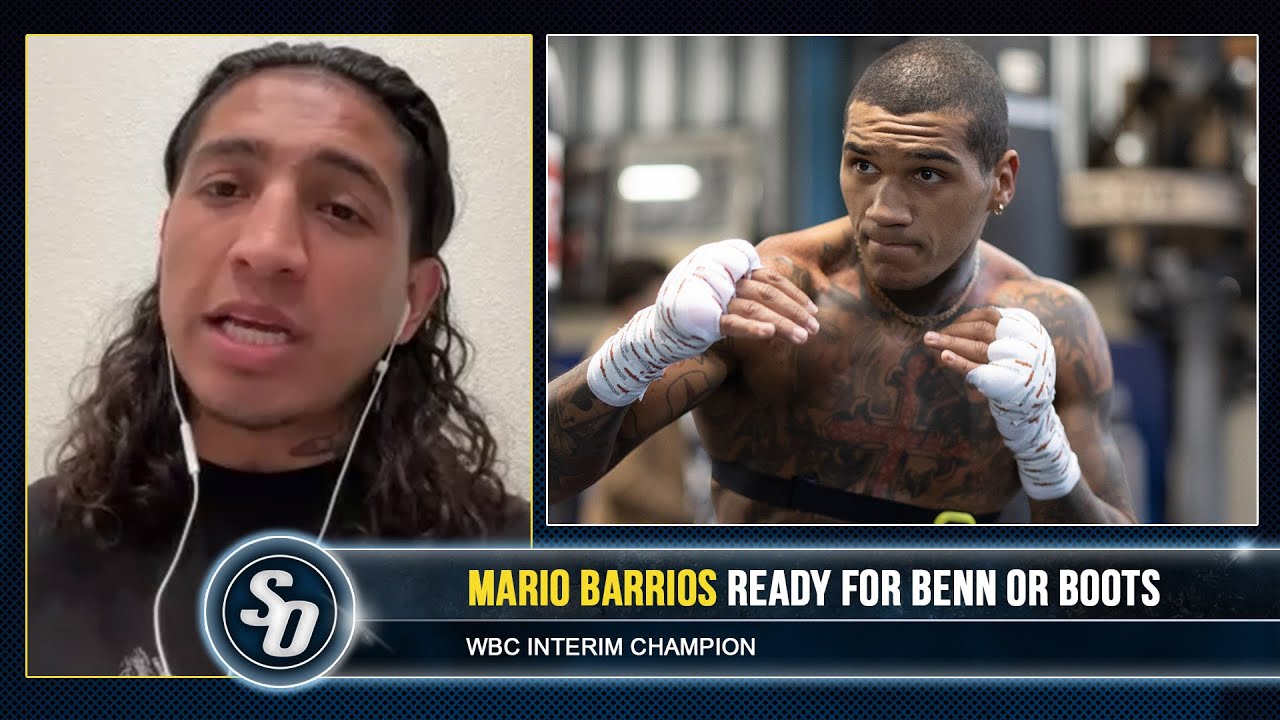 'CONOR BENN, IN YOUR BACKYARD!' - WBC Interim king Mario Barrios WANTS ALL THE SMOKE background