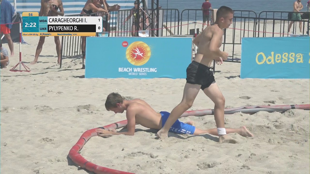 Round 2 Men's BW - 60 kg: I. CARAGHEORGHI (MDA) v. R. PYLYPENKO (UKR)