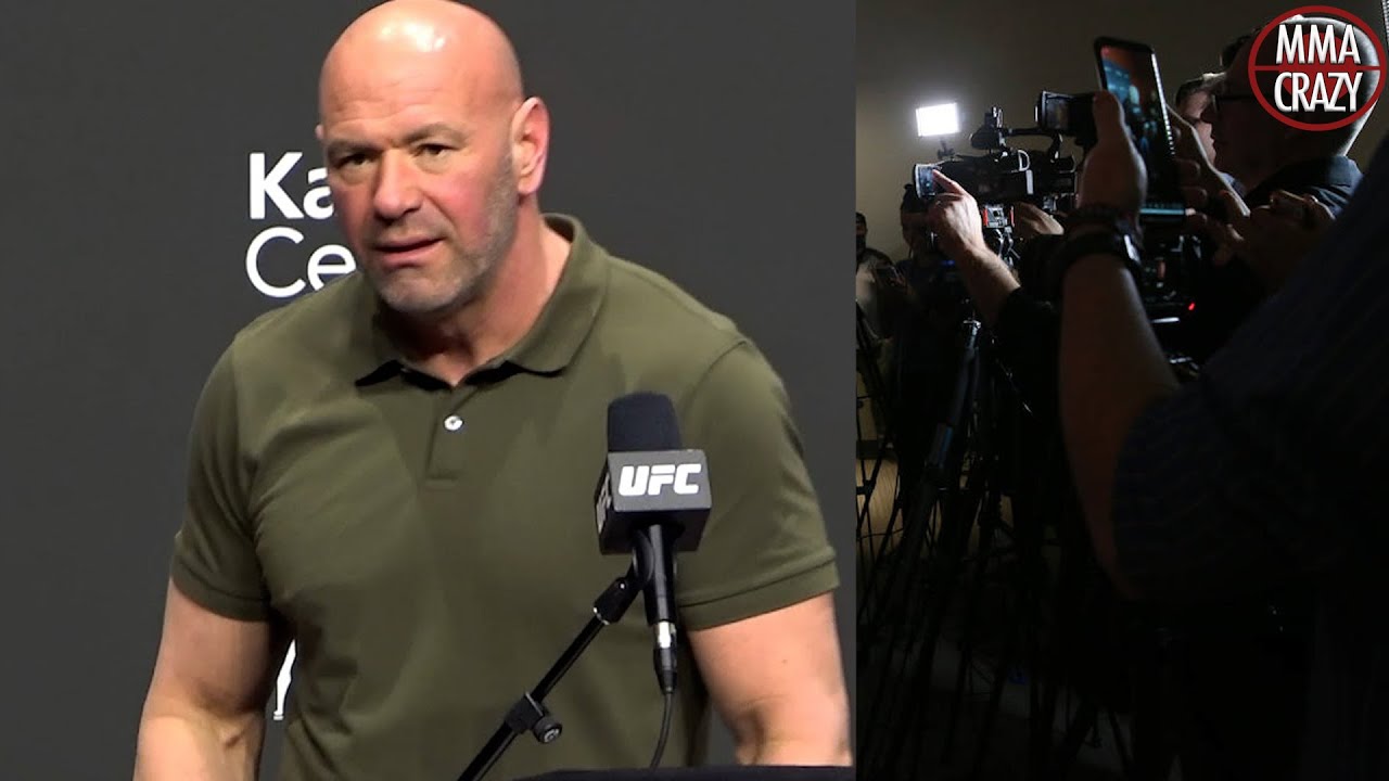 Dana White gets HEATED with media at UFC 287 Press Conference "Knock it off"