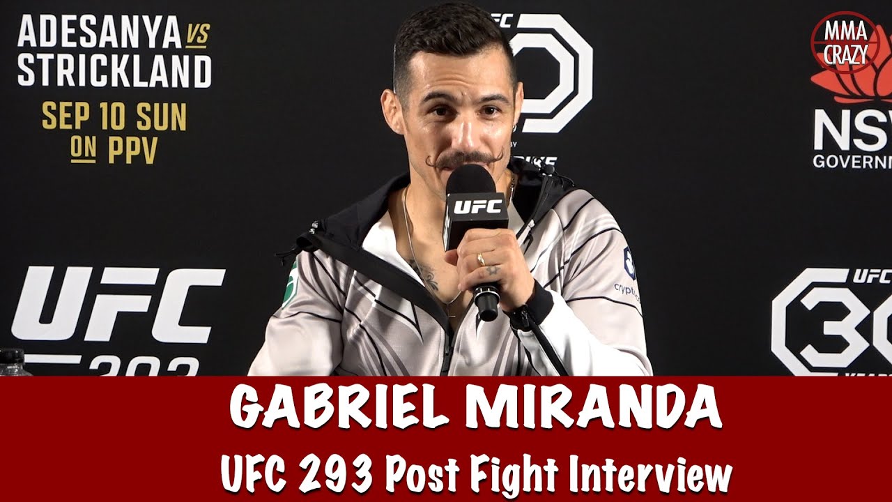 Gabriel Miranda wants Ilia Topuria Fight, says give me the "gringo in São Paulo" | UFC 293 background