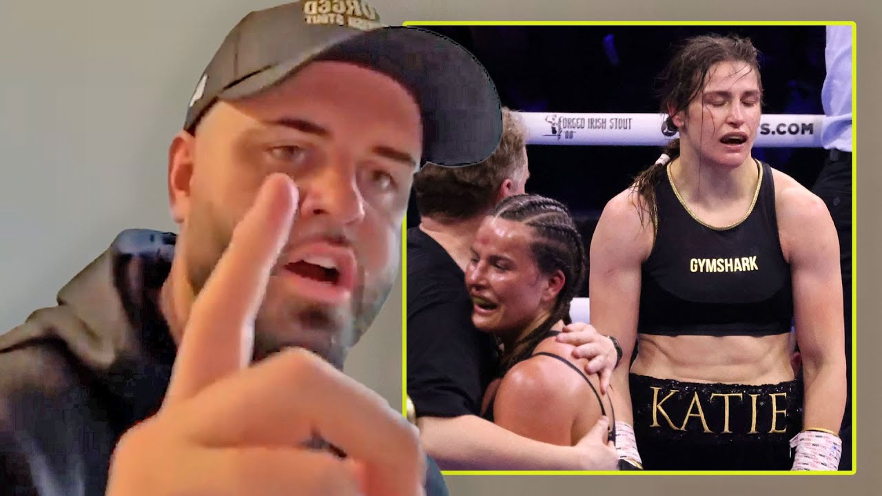 'KATIE TAYLOR RETIRES after Chantelle Cameron beats her again!' - Sam Jones RAW background