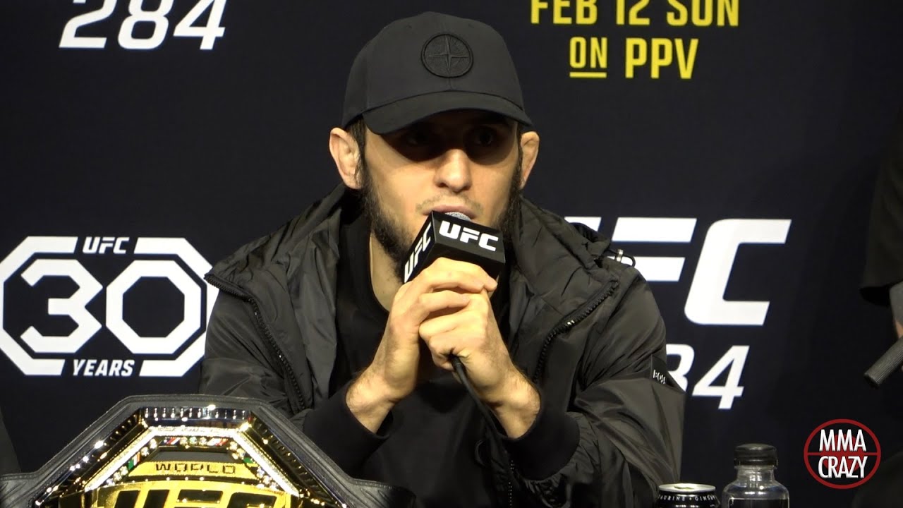 Islam Makhachev to Alexander Volkanovksi ‘I always finish my opponent’ | UFC 284