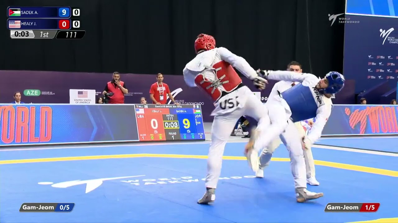 111 R32 Men +87kg JOR SADEK A USA HEALY J