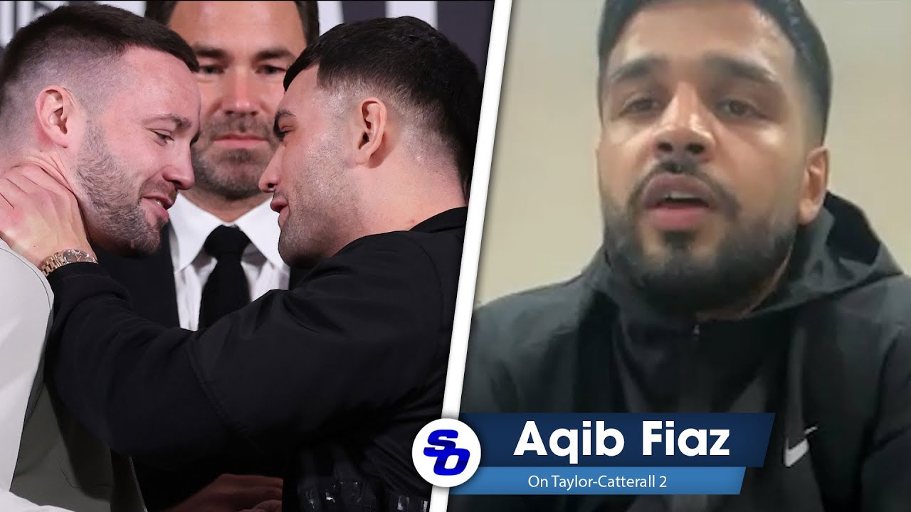 'JOSH TAYLOR WRONG, Catterall LAYS HANDS ON HIM!' - Aqib Fiaz also on CAMERON EXIT background