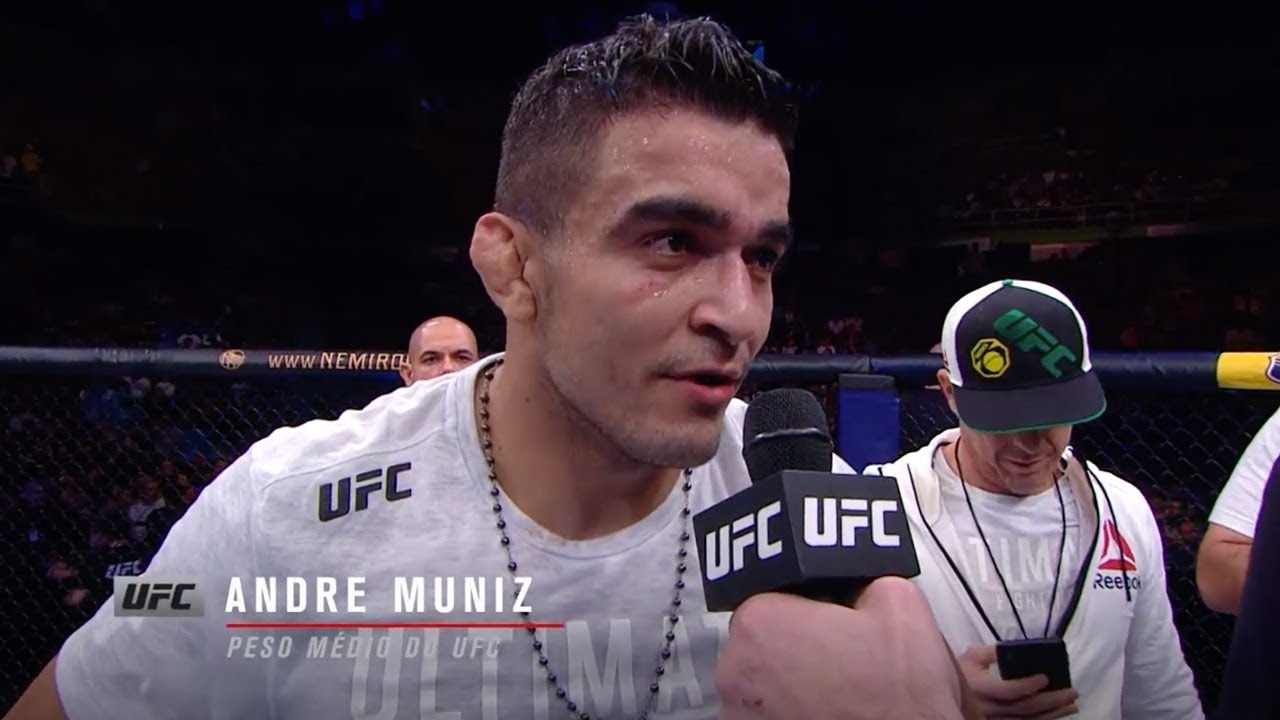UFC SP: Entrevista de octógono com André Muniz