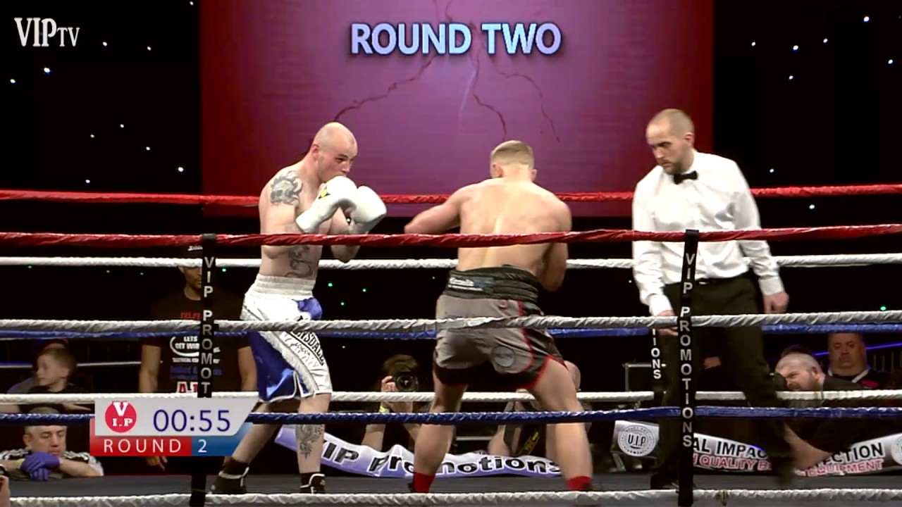 John Telford v Darryl Sharp at Victoria Warehouse 21.4.2017