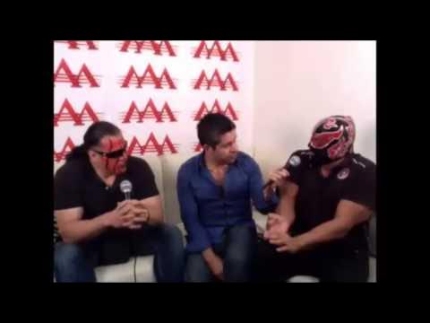 Silver King y Chessman Pt 1 Twitcam Con Efraín Barrera - Lucha Libre AAA - Octubre 2012