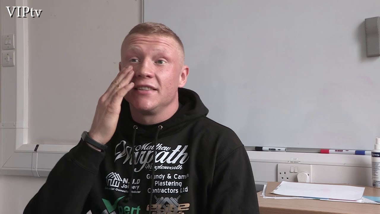 VIPtv meets Matthew Wigglesworth who fights on our show in Hull on Oct 27th