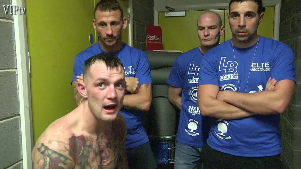 Luke Blackledge back to winning ways & talks a move to Middleweight background