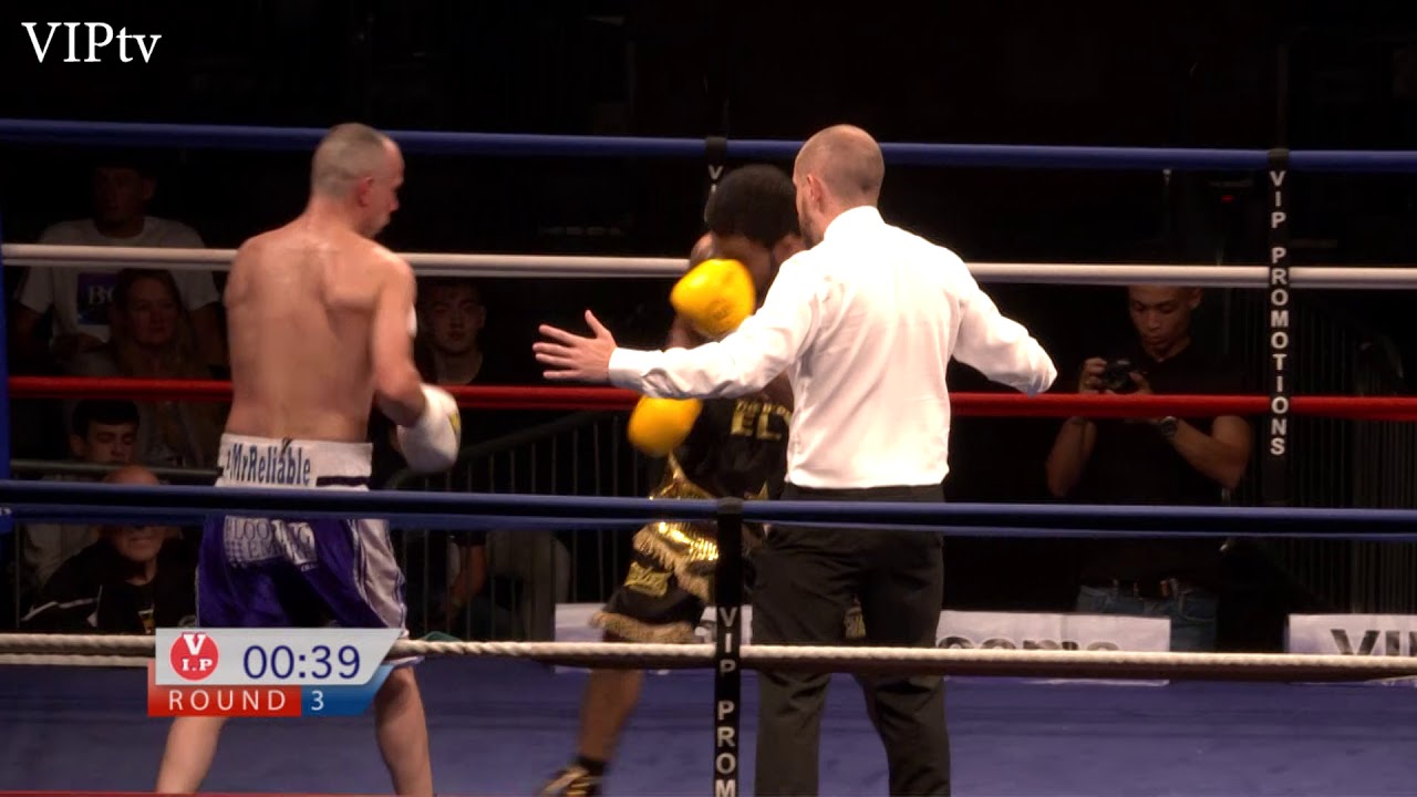 Ely 'Afro Thunder' Murphy v Kristian Laight at Victoria Warehouse on 2nd Sept 2017 background