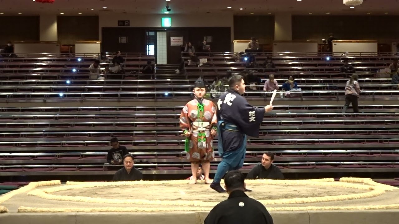 《序二段①》宮谷vs若箭原 隈錦vs達ノ森 蒼乃駿vs豪鬼神 爆虎神vs琴布野 宇瑠寅vs千代天照 若一輝vs藍【大相撲令和7年1月場所】初日 2025/1/12 background
