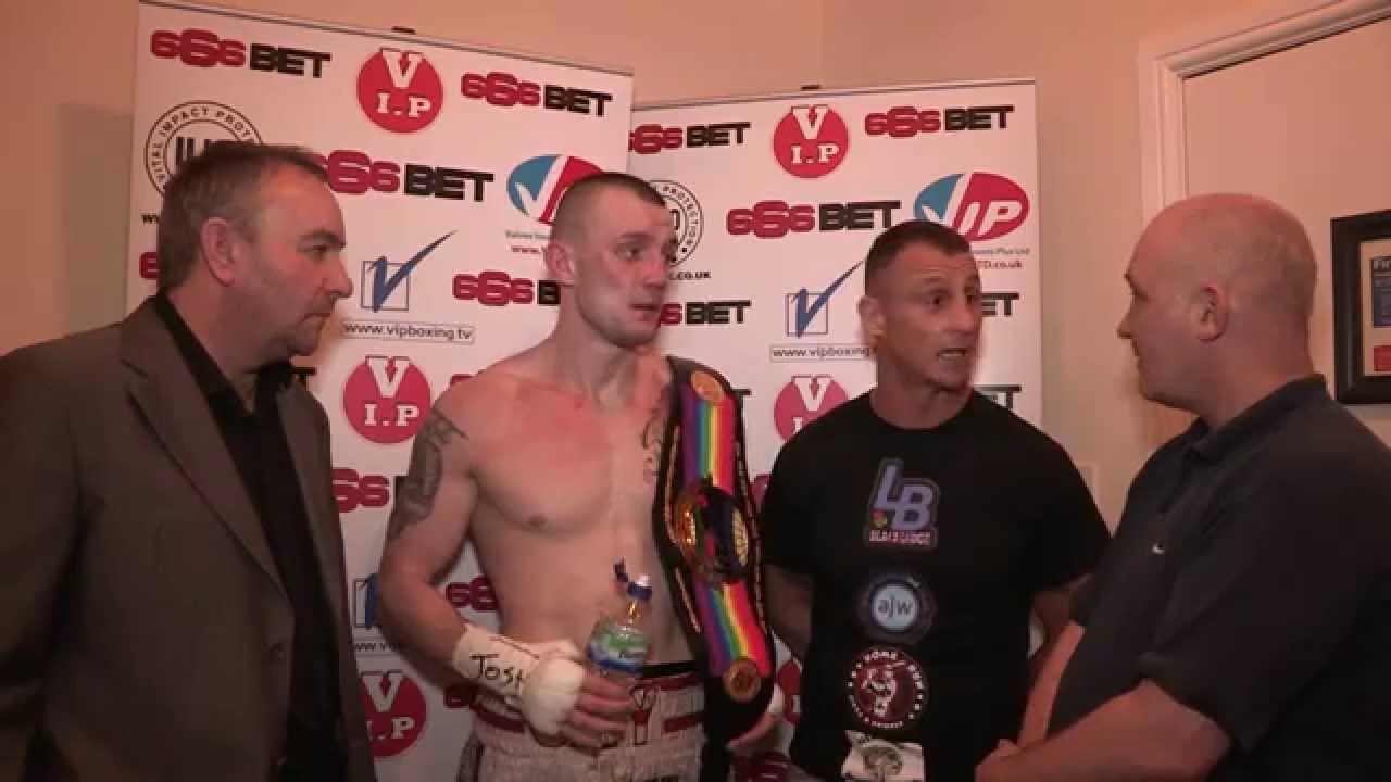 Luke Blackledge, Post Fight Interview - April 2015 background