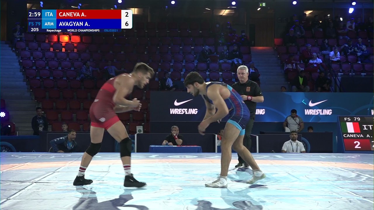 Repechage FS - 79 kg: A. CANEVA (ITA) v. A. AVAGYAN (ARM)