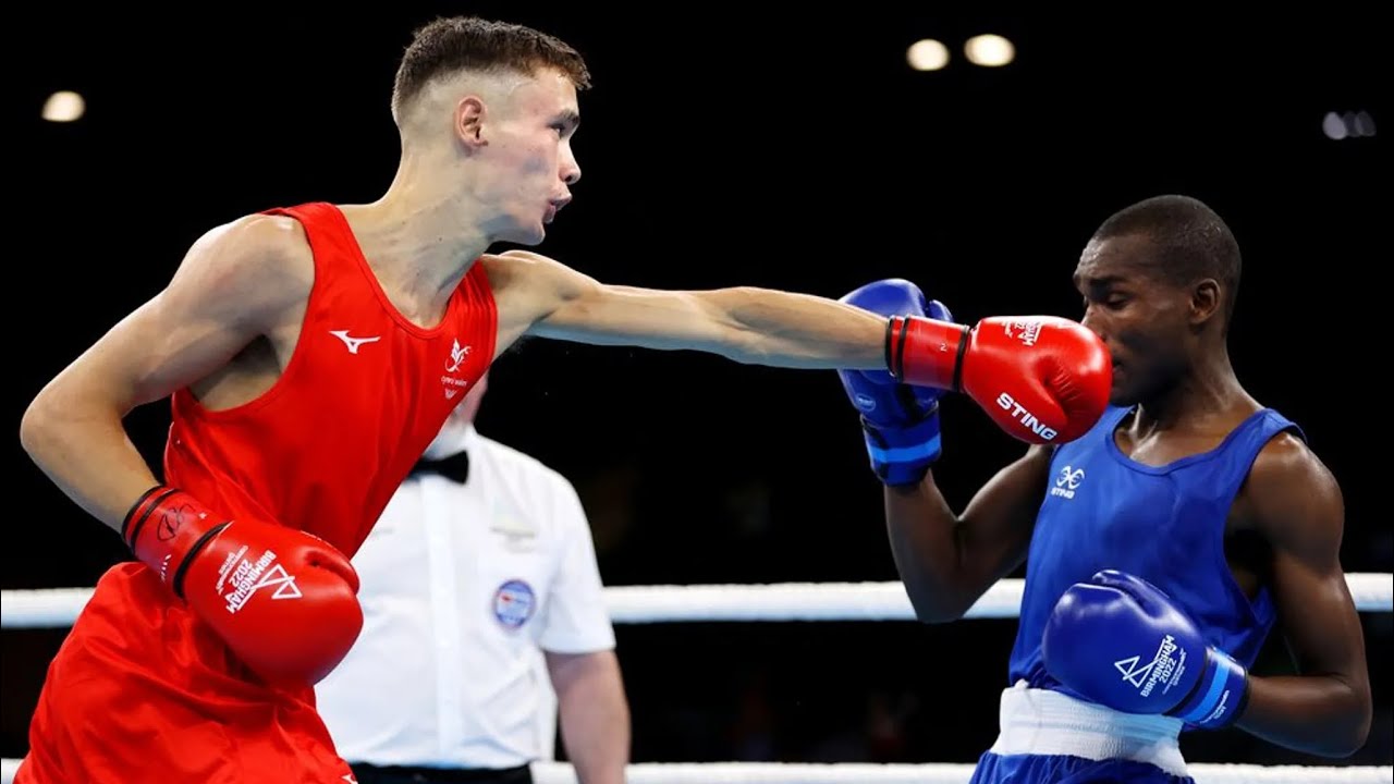 Ioan Croft (WAL) vs. Luwis Mbewe (MAW) Commonwealth Games 2022 QF’s (67kg) background
