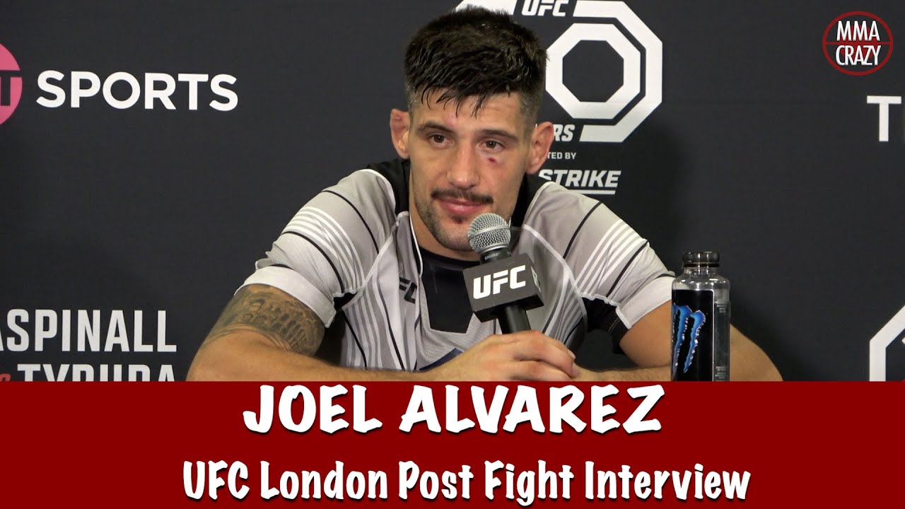 Joel Alvarez Reacts to Clash of heads with Marc Diakiese, Ilia Topuria & UFC Spain at UFC London background
