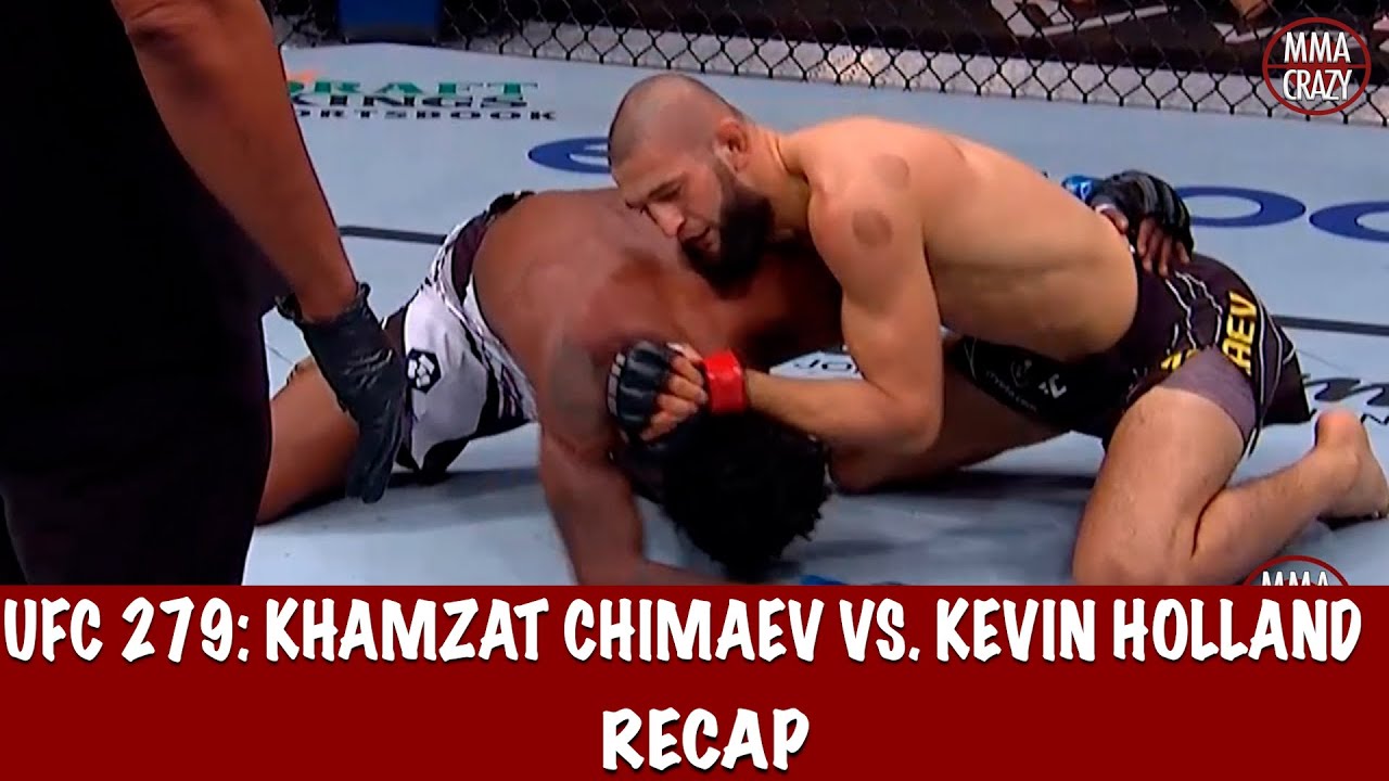 UFC 279: Khamzat Chimaev vs. Kevin Holland Recap background