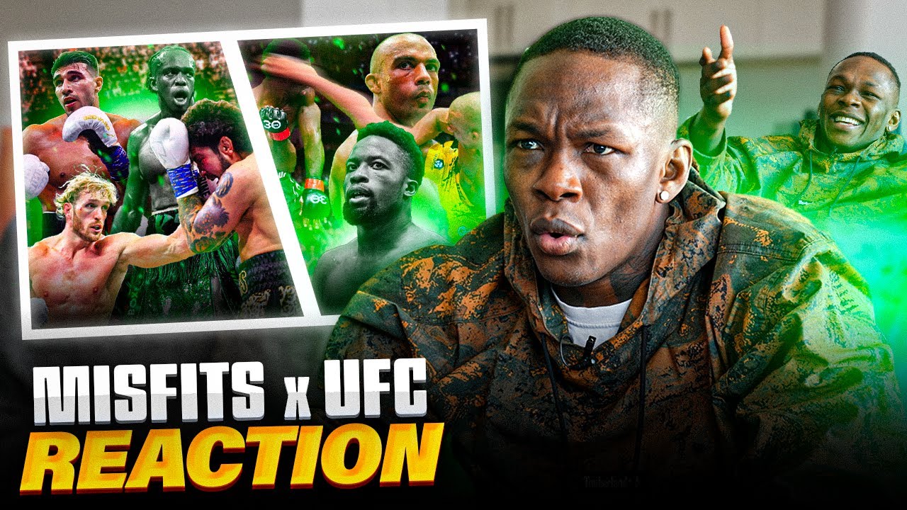 Israel Adesanya Reacts to Misfits Boxing Chaos, UFC Fight Night & UFC 294 Drama backdrop