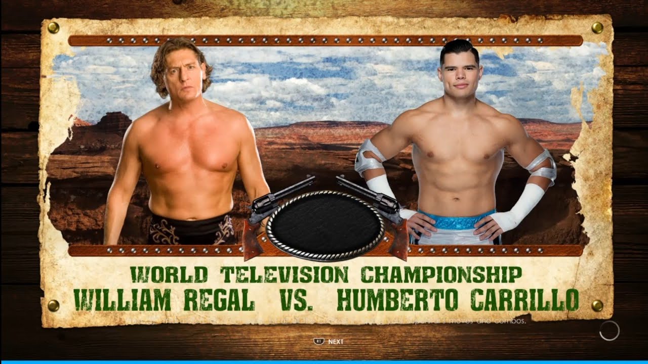 Lord Steven Regal vs Prince Carrillo Spring Stampede 97. WWE 2K22 background