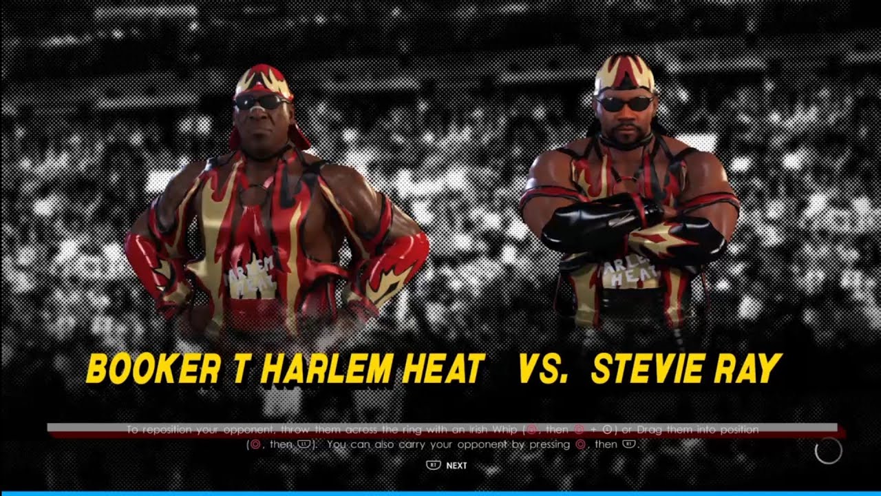 Booker T vs Stevie Ray. Souled Out 2000. WWE 2K22 backdrop
