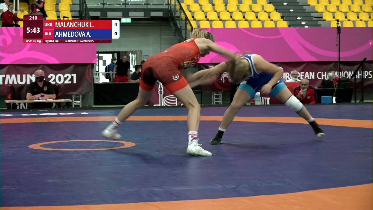 1/8 WW - 50 kg: L. MALANCHUK (UKR) v. A. AHMEDOVA (BUL)