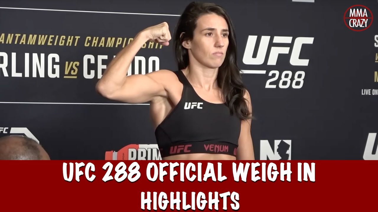 Full UFC 288: Official Weigh in Highlights background