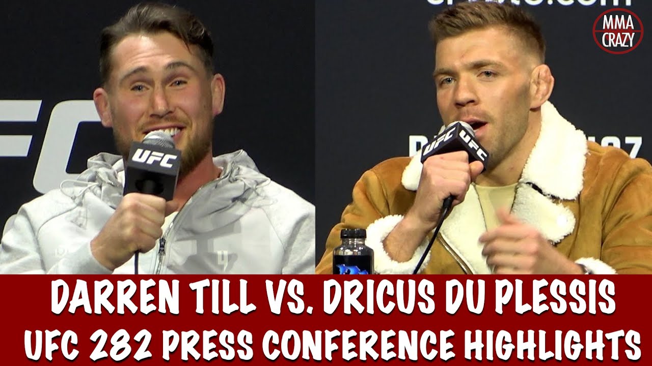 UFC 282: Darren Till vs. Dricus Du Plessis Press Conference Highlights