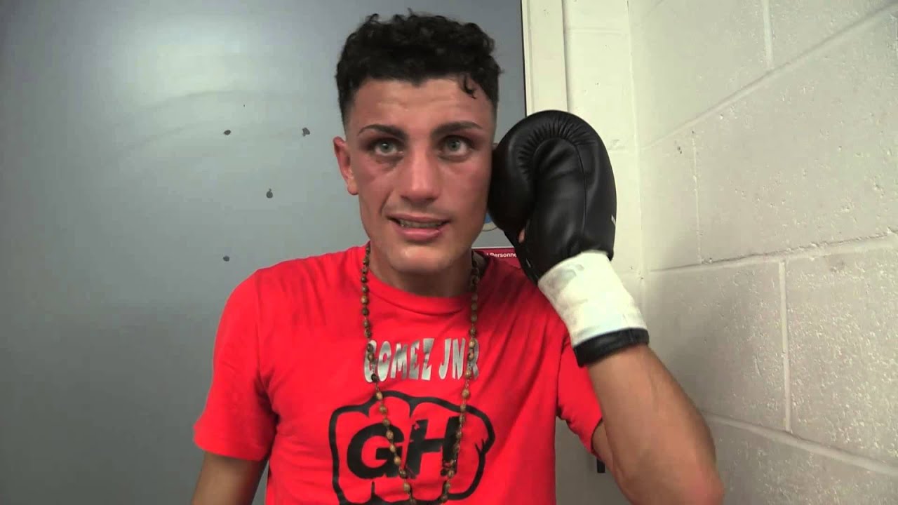 Michael Gomez Jr Post Fight Interview - August 2015 background