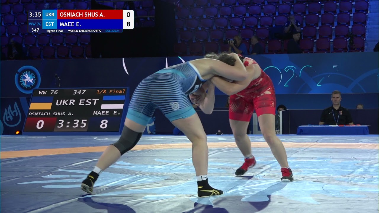 1/8 WW - 76 kg: A. OSNIACH SHUS (UKR) v. E. MAEE (EST) background