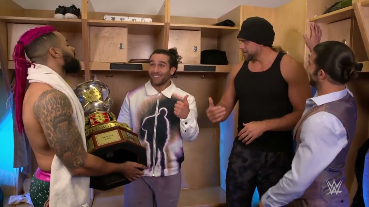 Von Wagner confronts Noam Dar | WWE NXT 01/16/24 background
