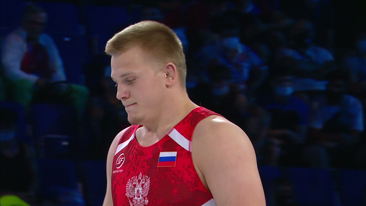 GOLD GR - 97 kg: A. MILESHIN (RUS) v. P. HLINCHUK (BLR)