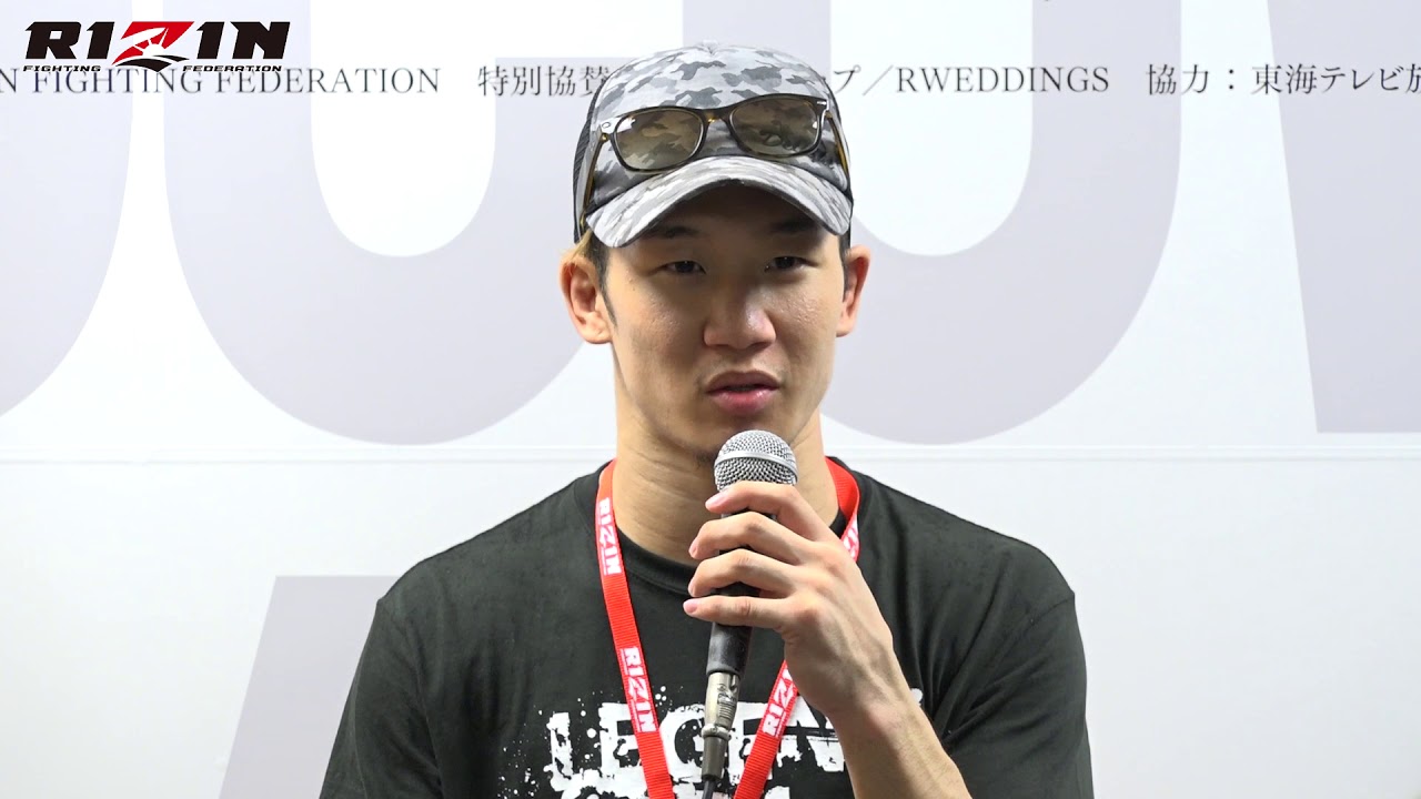 RIZIN 12 朝倉未来 選手 試合後インタビュー background
